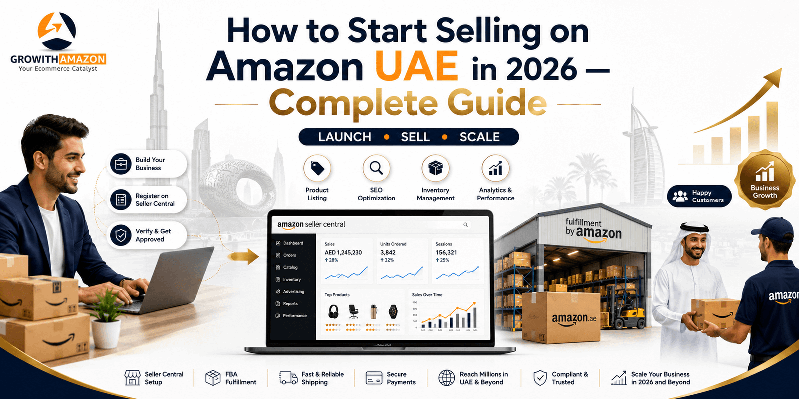 How to Start Selling on Amazon UAE in 2026 — Complete Guide | GrowithAmazon