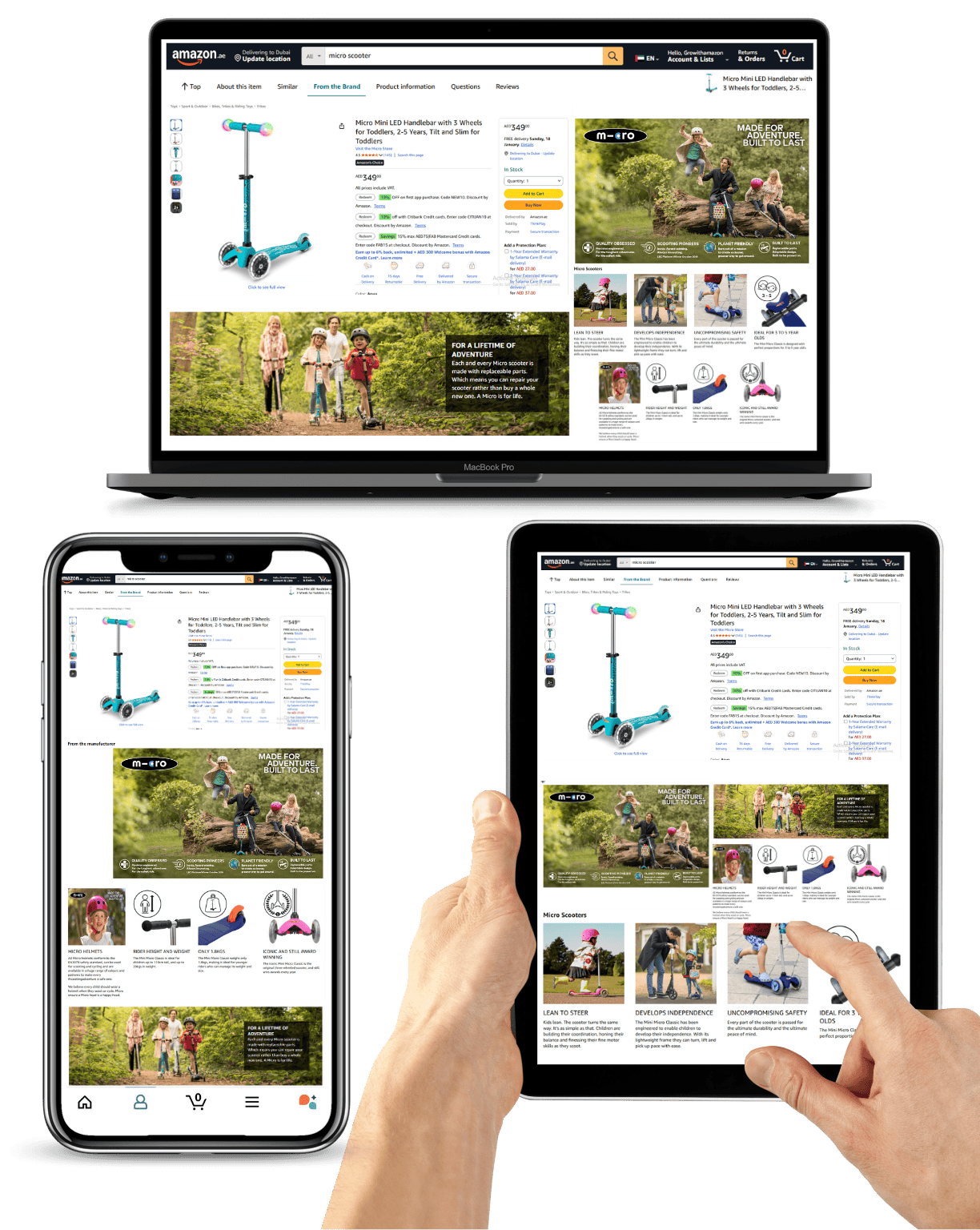 Amazon A+ Contents Service